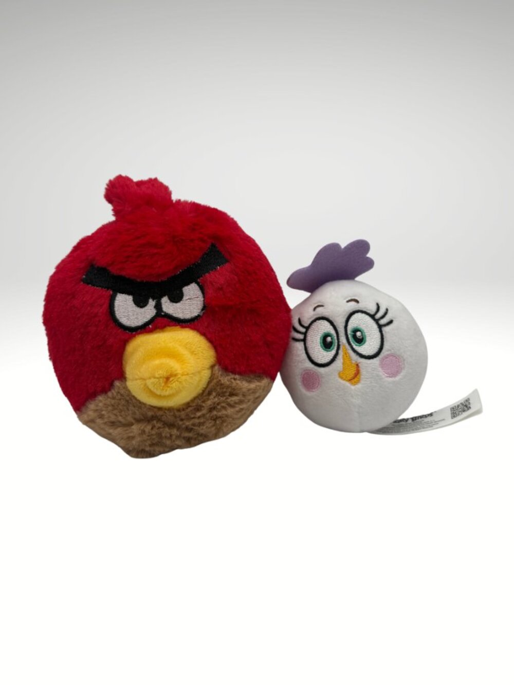 Angry Birds Hartz Red Bird & BK White Bird Matilda Stuffie Lot (SKU: 145TO)